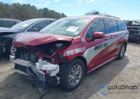 2021 Toyota Sienna Xle из США, поврежденный, VIN 5TDYSKFC1MS029438